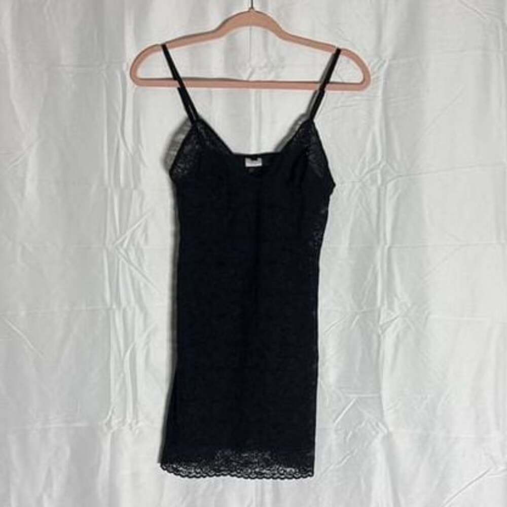 Victoria's Secret Black Lace Slip Dress